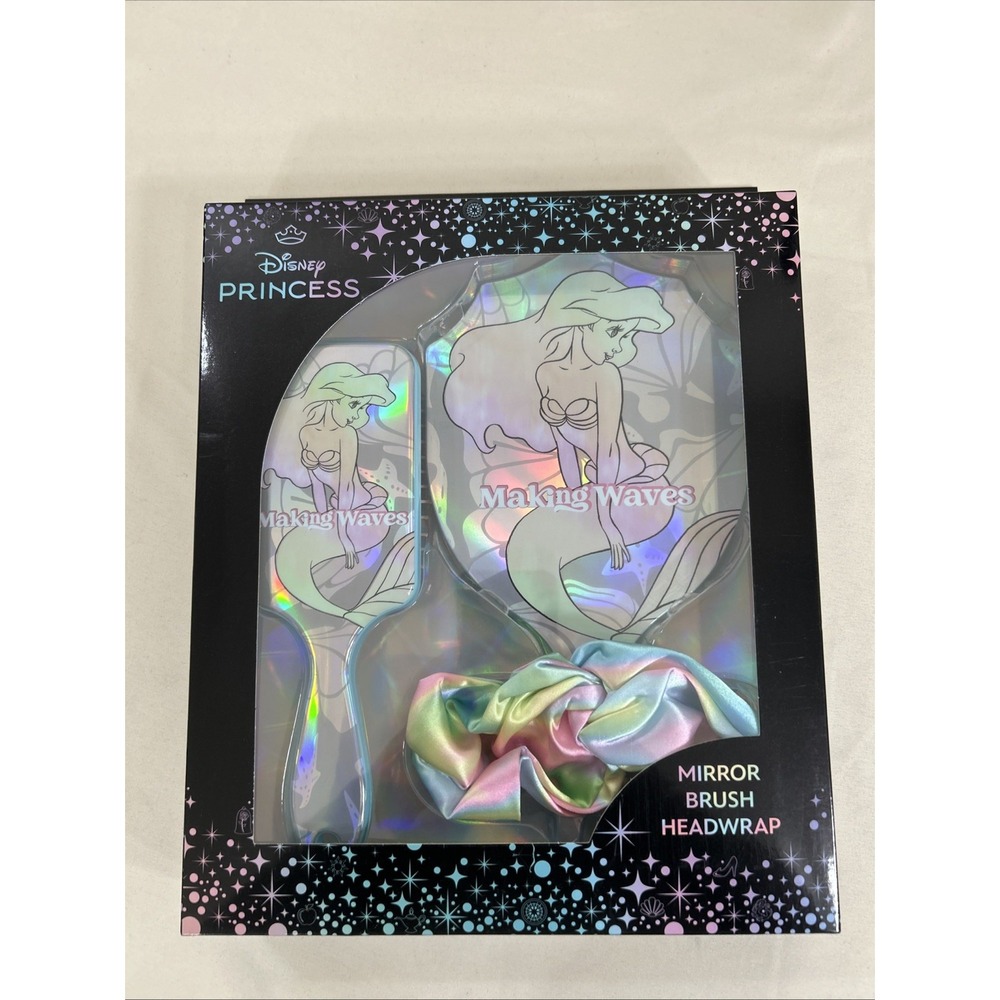 Disney Princess Mirror Brush Headwrap Gift NEW Ariel "Making Waves"